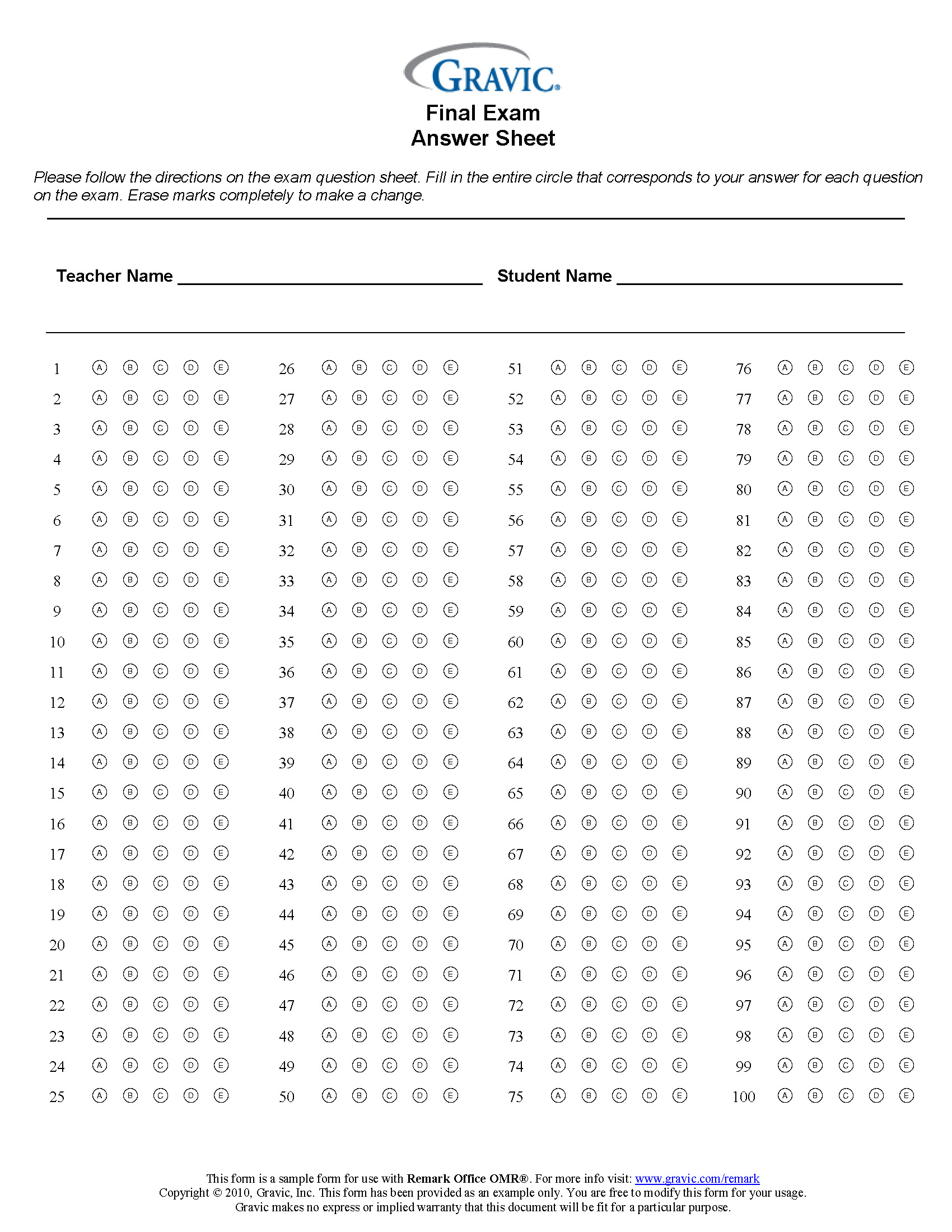 multiple-choice-answer-sheet-1-100