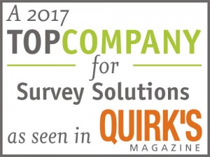 Gravic's Remark Software products are recognized as a 2017 Top Company for Survey Solutions by Quirks Magazine