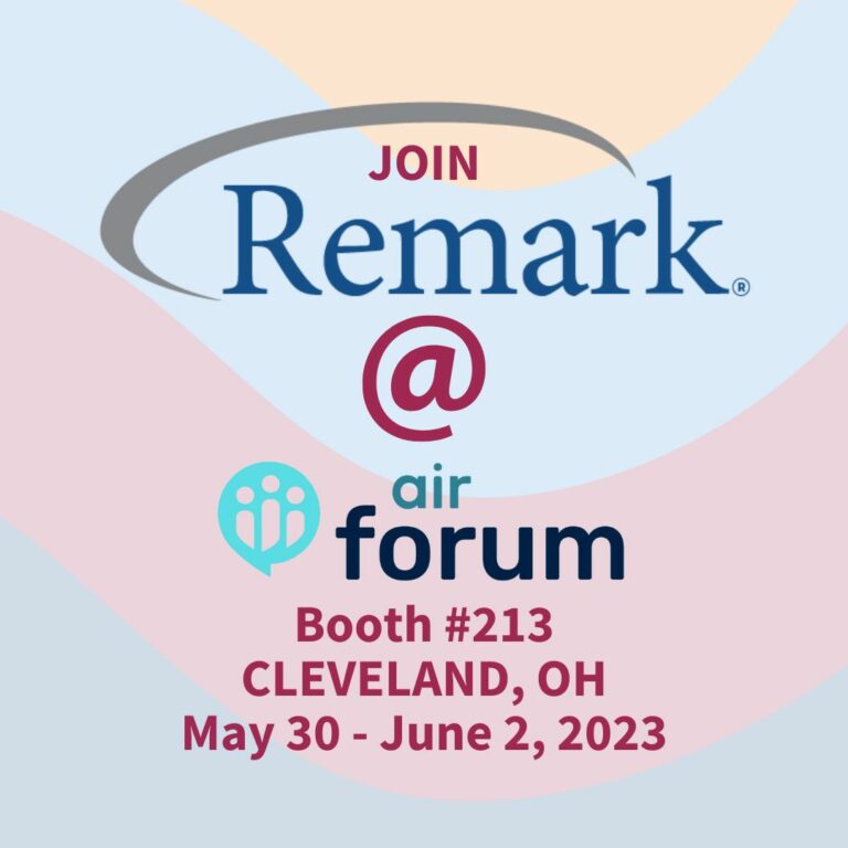 Come Visit Us at AIR Forum 2023 Booth 213 · Remark Software